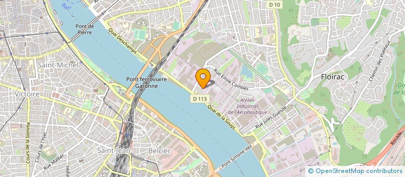 localisation de l'entreprise ASS ARC EN TERRE à BORDEAUX