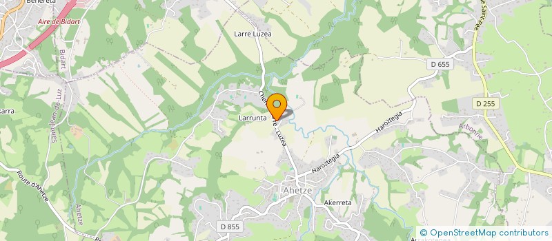 localisation de l'entreprise ASS ARCHANCIEL  BIDART