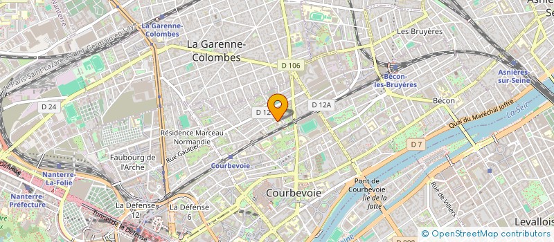 localisation de l'entreprise ASS ARCHIPEL à COURBEVOIE