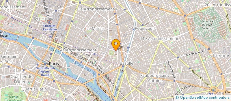 localisation de l'entreprise ASS ARCHITECTES FRANCAIS A L'EXPORT  PARIS