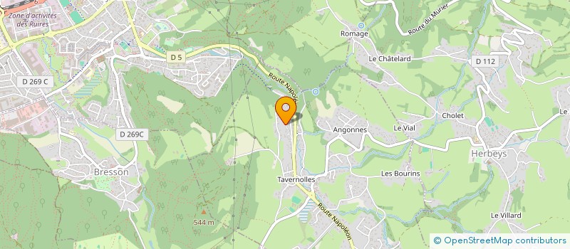 localisation de l'entreprise ASS  ARCTJP  BRIE-ET-ANGONNES