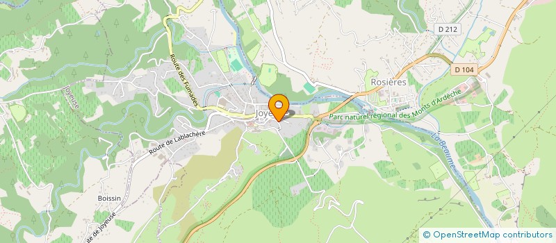 localisation de l'entreprise ASS ARDECHOISE L'ETOILE DU BERGER  SABLIERES