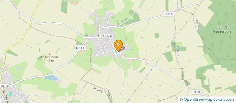 localisation de l'entreprise ASS ARDECOM  HERISSART