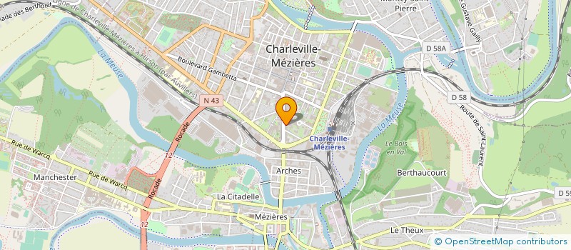 localisation de l'entreprise ASS ARDENN PROTECT JEUNE FILLE  CHARLEVILLE-MEZIERES