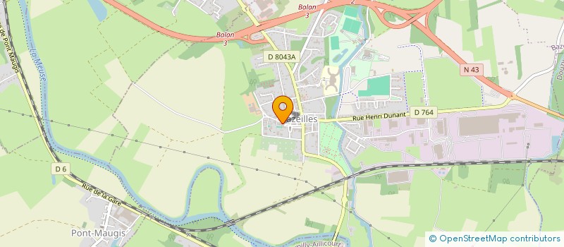 localisation de l'entreprise ASS ARDENNAISE AIDE FORMATION INSERTION à BAZEILLES