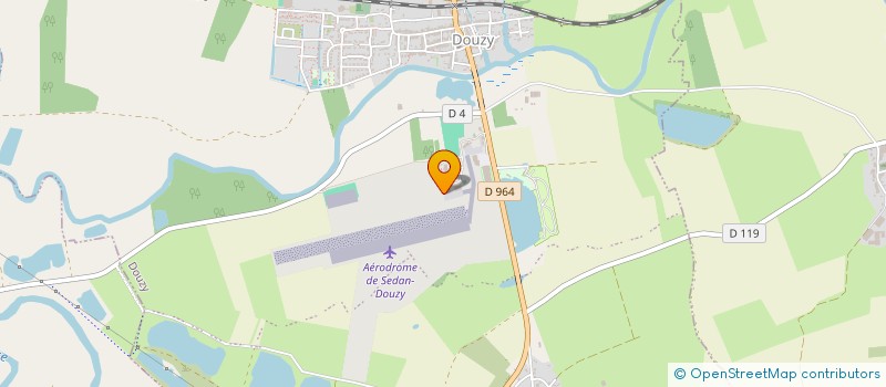 localisation de l'entreprise ASS ARDENNAISE DE VOL A VOILE 2A2V  DOUZY