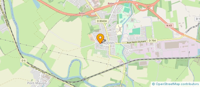 localisation de l'entreprise ASS ARDENNAISE SAUVEGARDE ENFANCE ADOLES à BAZEILLES