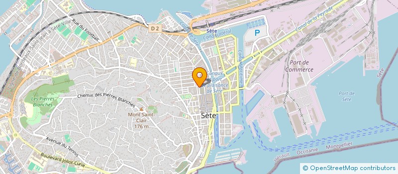 localisation de l'entreprise ASS ARELUT  SETE