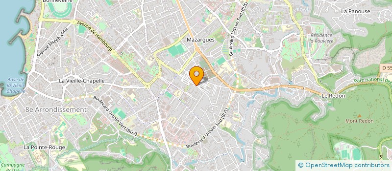 localisation de l'entreprise ASS  AREMP 89  MARSEILLE 9EME