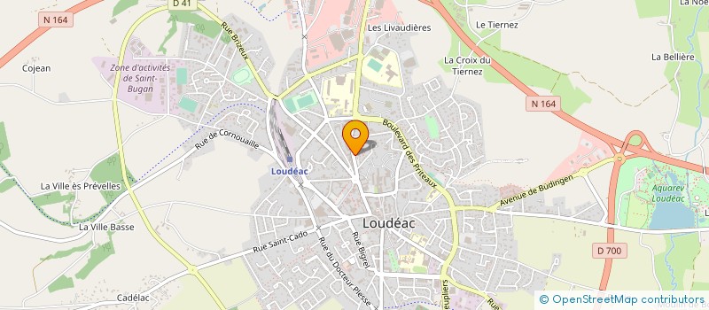 localisation de l'entreprise ASS AREP FORMATION PAYS LOUDEAC à LOUDEAC