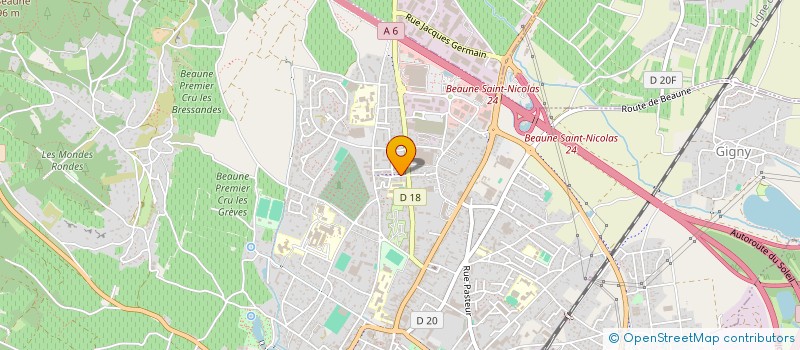 localisation de l'entreprise ASS ARION à BEAUNE