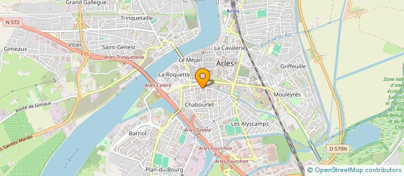 localisation de l'entreprise ASS ARLES POUR DON DE SANG BENEVOLE à ARLES