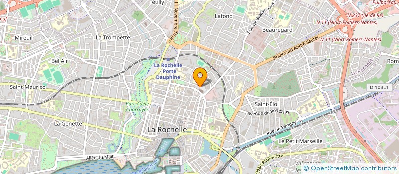 localisation de l'entreprise ASS ARMONIE PRODUCTION à LA ROCHELLE