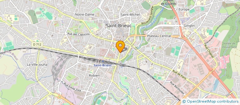 localisation de l'entreprise ASS ARMOR ATELIERS à SAINT-BRIEUC