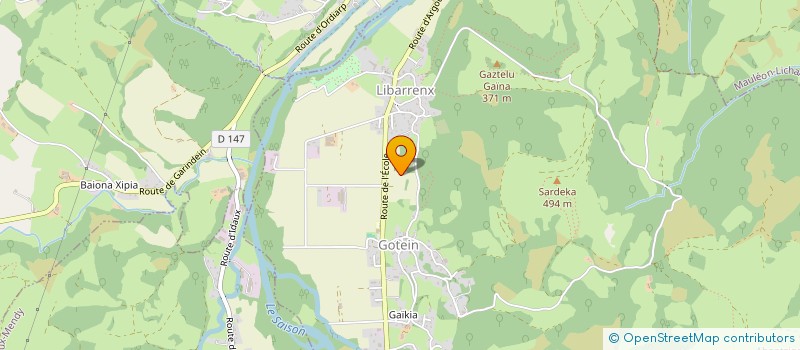 localisation de l'entreprise ASS ARROKIAGA  ROQUIAGUE