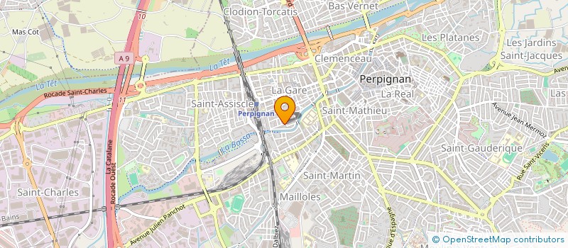 localisation de l'entreprise ASS ART ET CREATION PALAIS DES CONGRES  PERPIGNAN