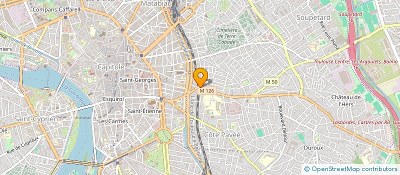 localisation de l'entreprise ASS ART ET SCENE PRODUCTION  TOULOUSE