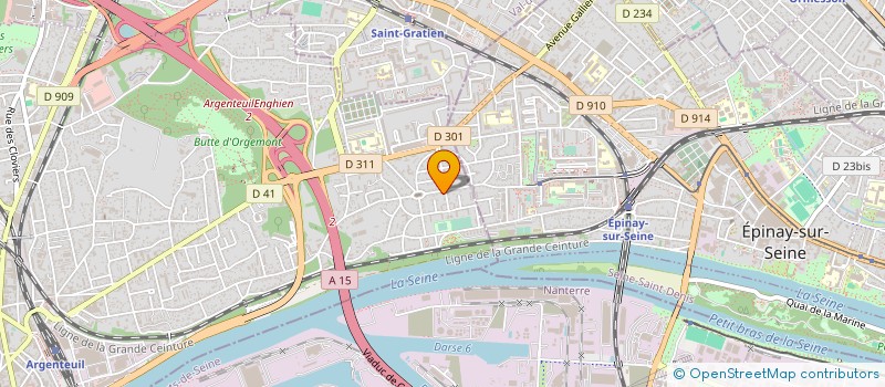 localisation de l'entreprise ASS ART MONIE  ARGENTEUIL