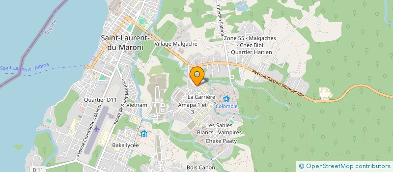 localisation de l'entreprise ASS ART SPECT CULTURE VALLEE DU MARONI à SAINT LAURENT DU MARONI