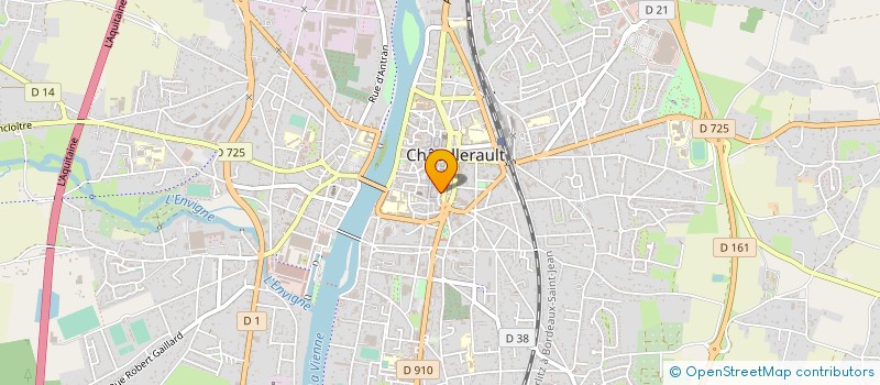 localisation de l'entreprise ASS ART SWING INDUCTION  CHATELLERAULT