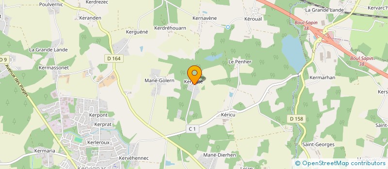 localisation de l'entreprise ASS ARTCHRYSALIDE à KERVIGNAC