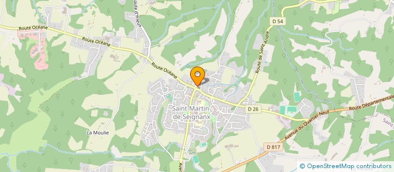 localisation de l'entreprise ASS ARTIS COMMERC PROFES LIBER  SAINT-MARTIN-DE-SEIGNANX