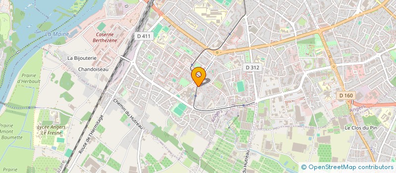 localisation de l'entreprise ASS ARTISTIQUEMENT VOTRE à ANGERS