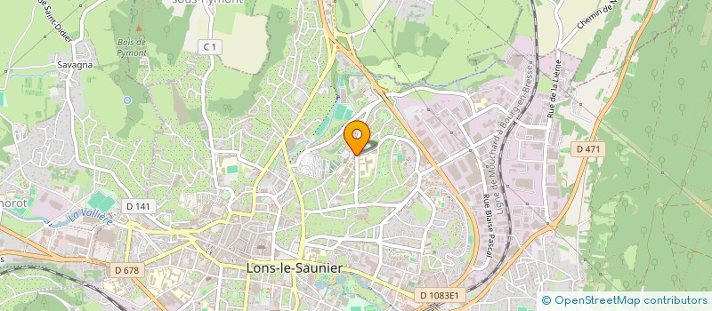 localisation de l'entreprise ASS ARTOTEC à LONS-LE-SAUNIER