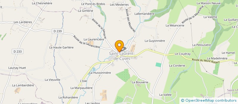 localisation de l'entreprise ASS ARTS ET CONNAISSANCE DES ROCHES à SAINT-MICHEL-DE-MONTJOIE