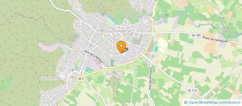 localisation de l'entreprise ASS ARTS ET TECHNIQUES MIEUX ETRE  COURNONTERRAL