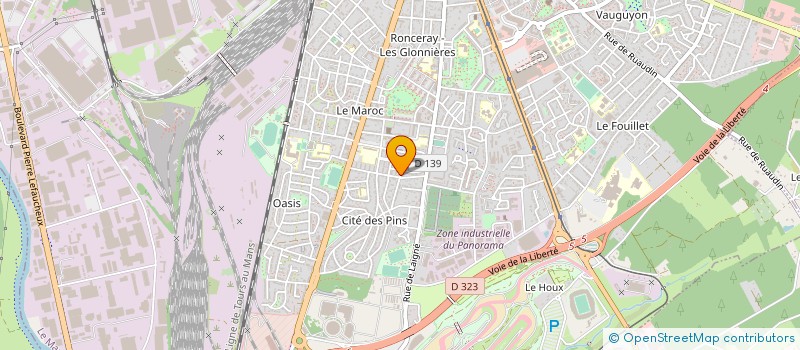 localisation de l'entreprise ASS ARTS PLASTIQUES DU MANS à LE MANS