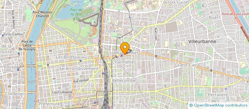 localisation de l'entreprise ASS ARVEL  VILLEURBANNE