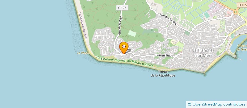 localisation de l'entreprise ASS ASCEEV à LA TRANCHE-SUR-MER