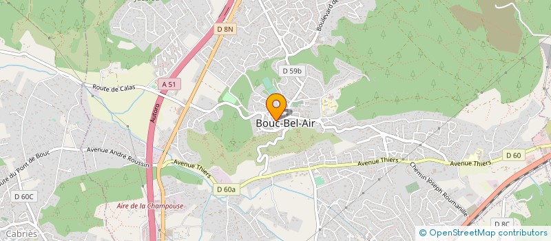 localisation de l'entreprise ASS ASL BEL OMBRE 2  BOUC-BEL-AIR