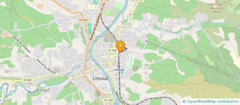 localisation de l'entreprise ASS ASM HAMEAU DE MASSIA à LIMOUX