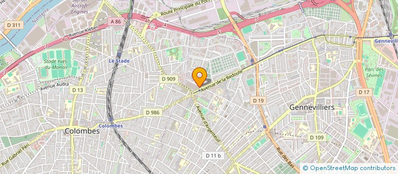 localisation de l'entreprise ASS ASNIERES QUARTIERS LIBRES à ASNIERES-SUR-SEINE