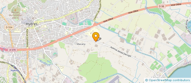 localisation de l'entreprise ASS ASPAC BURKINA FRANCE à HYERES