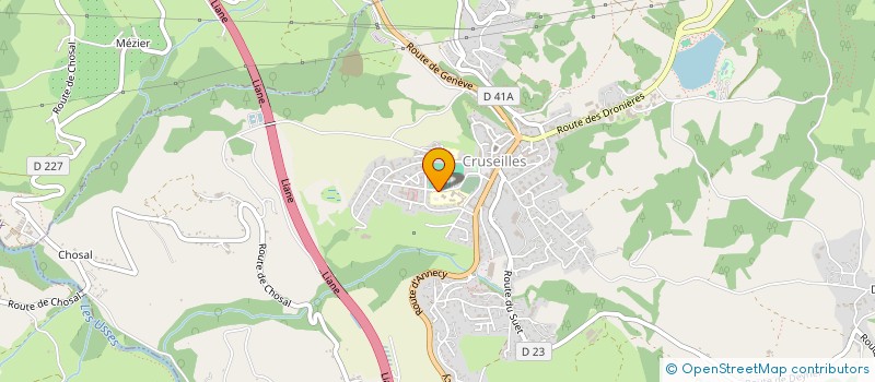 localisation de l'entreprise ASS  ASPACE  CRUSEILLES