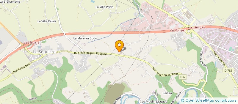 localisation de l'entreprise ASS ASPTT SAINT BRIEUC à PLERIN