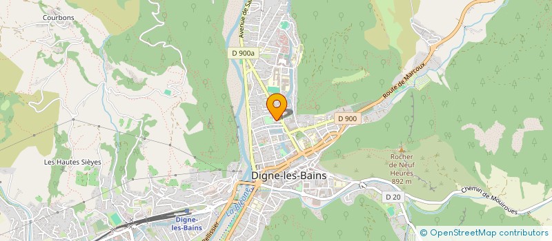 localisation de l'entreprise ASS ASSEMBLEE CHRETIENNE EVANGELIQUE à DIGNE-LES-BAINS