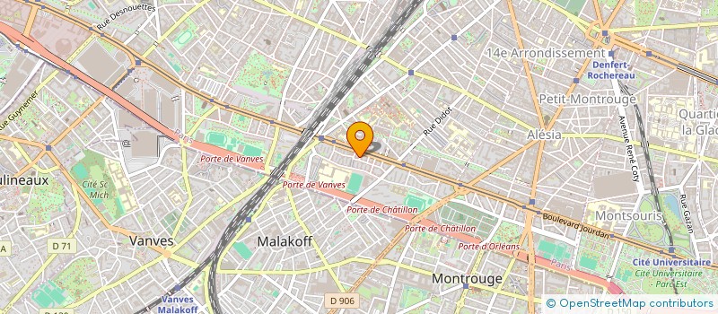 localisation de l'entreprise ASS ASSISTANCE MALADIES INFECTIEUSES à PARIS