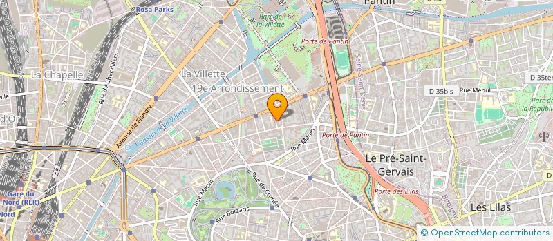 localisation de l'entreprise ASS ASSISTANCE TOTALE A DOMICILE à PARIS