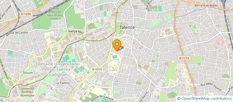 localisation de l'entreprise ASS ASSISTANT MATERNELLES AGREES TALENCE à TALENCE