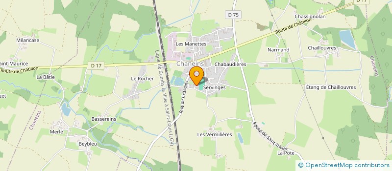 localisation de l'entreprise ASS ASSISTANTES MATERNELLES AGREEES à CHANEINS