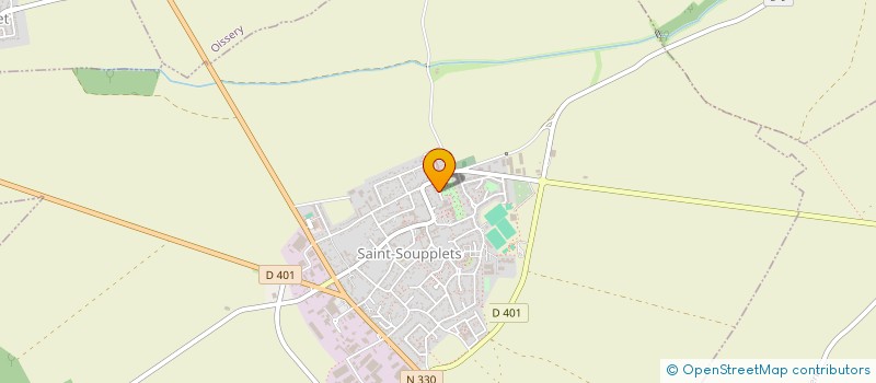 localisation de l'entreprise ASS  ASSOCIATION CONTACT PUBLICITE  SAINT-SOUPPLETS