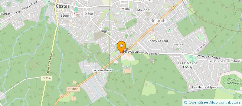 localisation de l'entreprise ASS ASSOCIATION DX CESTADAISE à CESTAS