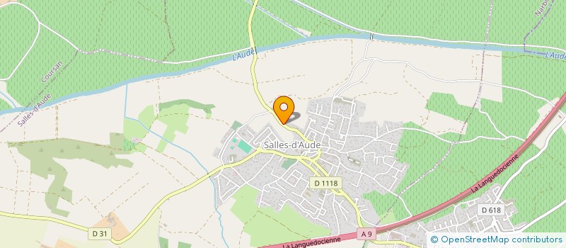 localisation de l'entreprise ASS  ASSOCIATION TENNIS CLUB SALLOIS  SALLES-D'AUDE