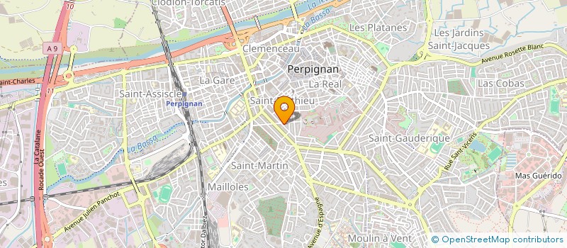 localisation de l'entreprise ASS ASSURANCE ELEVES ETS ENSEIGT.PUB. PO à PERPIGNAN