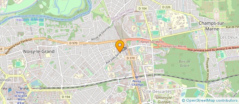 localisation de l'entreprise ASS ATD QUART MONDE NOISY LE GRAND à NOISY-LE-GRAND