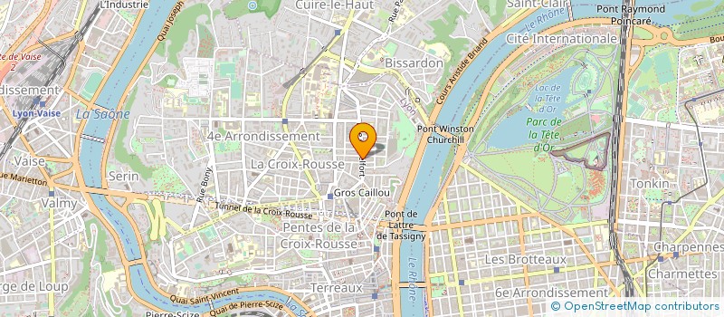 localisation de l'entreprise ASS ATELIER DES BONS ENFANTS à LYON